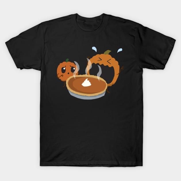 Pumpkin Pie Surprise T-Shirt by tyleraldridgedesign